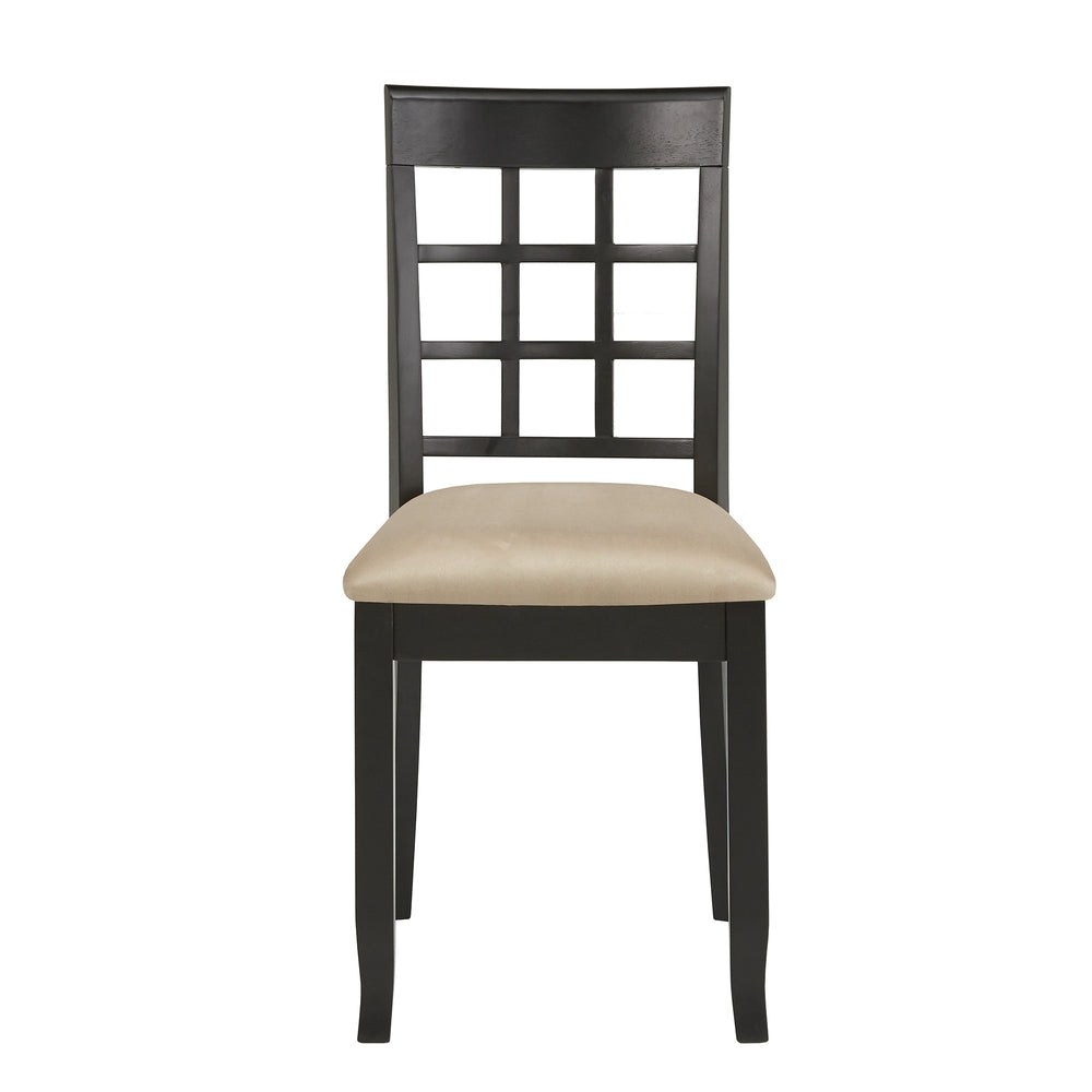 Homelegance Windsor Lattice Back Rubberwood Dining Chair Set for Kitchen Nook 122C712W(N1)
