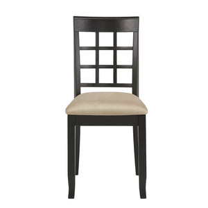 Homelegance Windsor Lattice Back Rubberwood Dining Chair Set for Kitchen Nook 122C712W(N1)