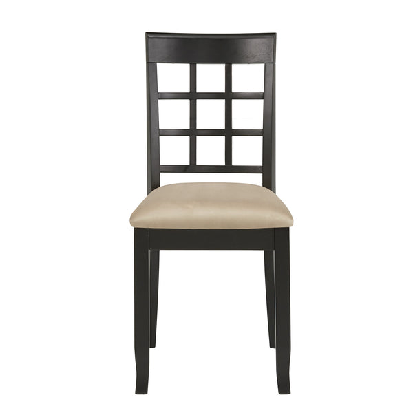 Homelegance Windsor Lattice Back Rubberwood Dining Chair Set for Kitchen Nook 122C712W(N1)