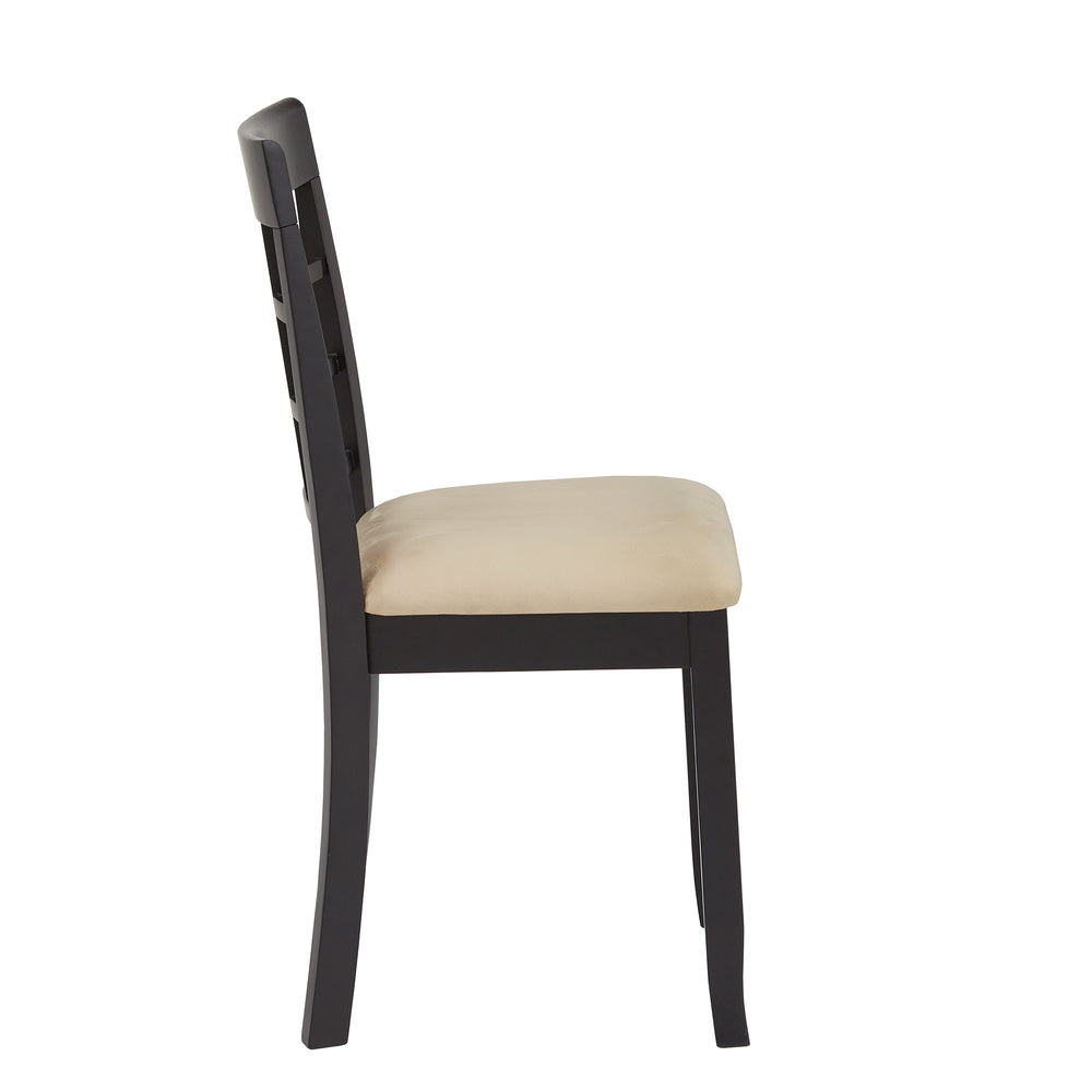 Homelegance Windsor Lattice Back Rubberwood Dining Chair Set for Kitchen Nook 122C712W(N1)