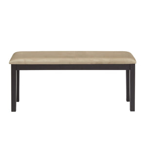Homelegance Jeann Upholstered Entry Bench with Rubberwood Frame and Foam Cushion Seat 122C790W(N1)