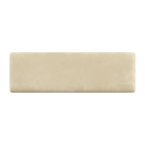 Jeann Upholstered Entry Bench with Rubberwood Frame and Foam Cushion Seat