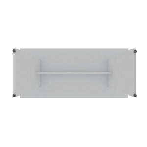 NoMad 67.91 Dining Table in White 122GMC1 Manhattan Comfort