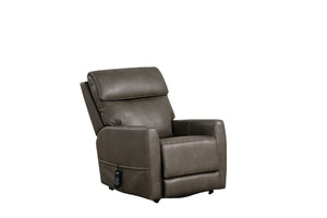 English Elm Contemporary Sandbach Manual Glider Recliner with Padded Track Arms, Smooth Motion, Soft Neutral Fabric Upholstery Gray 31 L x 36 W x 34 H B2741P387677