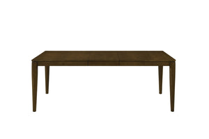 English Elm 1pc Oak Veneer Extendable Dining Table Seats 4 to 6 with Built-in Leaf Modern B011P490003