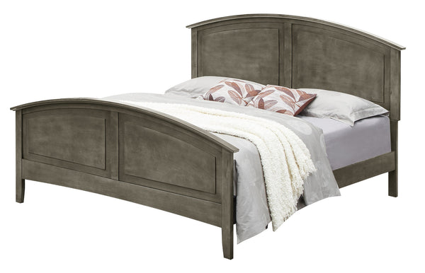 English Elm Stylish Modern King Bed with Durable Particle Board Frame, Neutral Finish, Casual Versatile Design Gray 5 L x 86 W x 8 H B078S00413