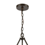 Transitions 27'' Wide 6-Light Chandelier - Oil Rubbed Bronze 12316/6 Elk Lighting