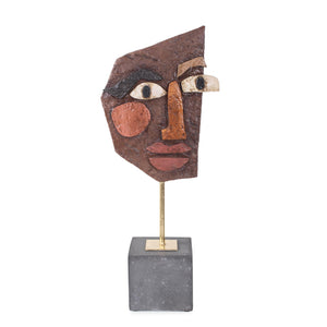 Howard Elliott Oliver Sculpture - Whimsical Abstract Art Masterpiece For Home Décor & Conversation Starter Piece Brown Polyresin 12330-howard-elliott