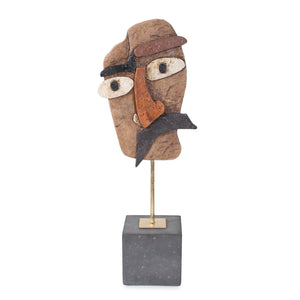 Howard Elliott Archibald Sculpture - Whimsical 1920s Inspired Masterpiece To Elevate Your Home Décor And Imagination Brown Polyresin 12331-howard-elliott