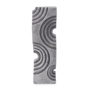 Howard Elliott Elswit Cornice Sculpture - Modern Faux Cement Art With Dynamic Design & Versatile Size Options Gray Polyresin 12335-howard-elliott
