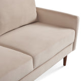 IDEAZ Velvet Upholstered Sofa Beige 1233LSL