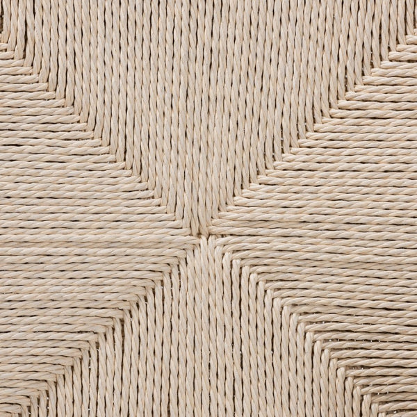 Baxton Studio Baxton Studio Paxton 2-Piece Modern Dining Chair Set with Woven Rope Seat & Ergonomic Design Y-A-W-White/Rope-Wishbone-Chair