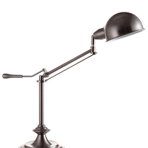 English Elm 24.5" Adjustable Metal Table Lamp With Swing Arm & Rotating Head For Modern Workspaces & Reading B072116089