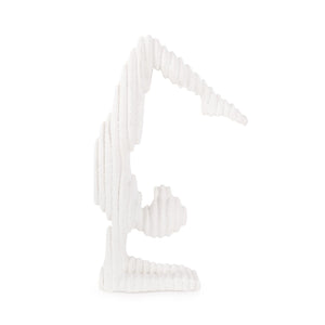 Howard Elliott Yin Yoga Pose Sculpture In Textured Polyresin - Add Tranquility And Serenity To Your Space! White Polyresin 12357-howard-elliott