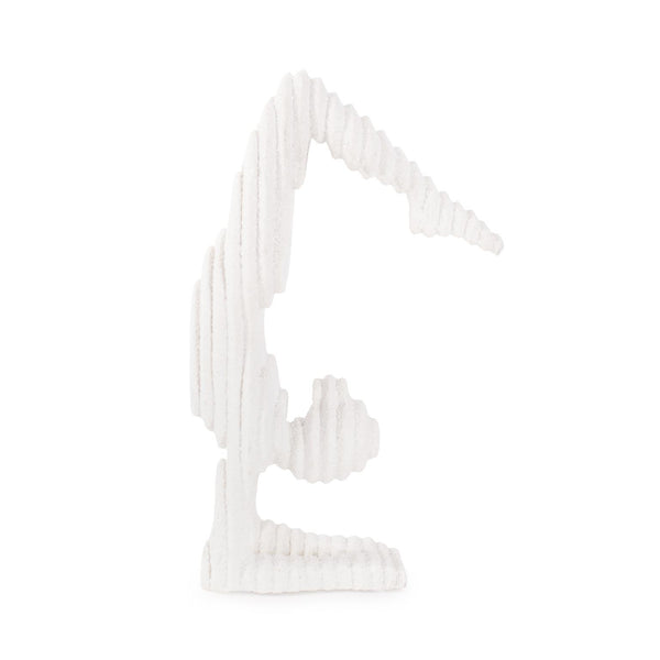 Howard Elliott Yin Yoga Pose Sculpture In Textured Polyresin - Add Tranquility And Serenity To Your Space! White Polyresin 12357-howard-elliott