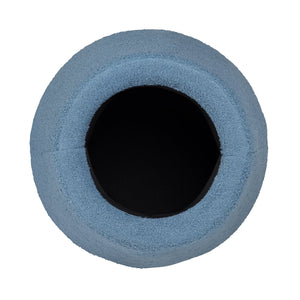 Crestview Collection Modern Mushroom-inspired Ottoman With Hidden Storage - Stylish Spice Yellow Accent For Any Room Blue Solid Wood Evfzr3908indg