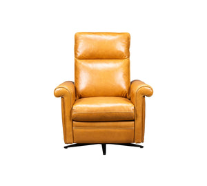 Olivia + Quinn Hurley Power Recliner - Luxurious Leather Comfort With Swivel Base For Ultimate Relaxation Experience Murray Camel Leather,Foam,Wood 1236_Atc2257