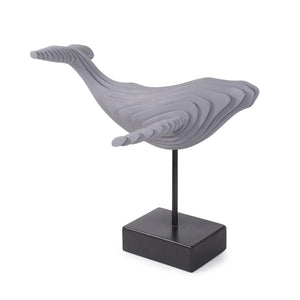 Howard Elliott Aakesh- Exquisite Polyresin Ocean Giant Sculpture With Intricate Detailing For Home Decor Enthusiasts Gray Polyresin 12370-howard-elliott