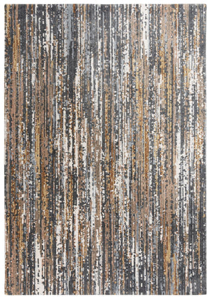 Alora Decor Jade Abstract Black Runner Rug 2'6"X8' — 100% Recycled Polyester Hybrid, Low-Pile Durable Style 12312373416542608