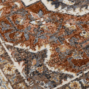 Alora Decor Jade Persian-Inspired Terracotta Runner 2'6"X8' | 100% Recycled Polyester, Durable Low-Maintenance Elegance 123123736TT542608
