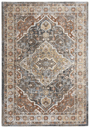 Alora Decor Jade Terracotta Persian-Inspired Rug With Navy, Maroon & Ivory Accents — Recycled Polyester, Durable Elegance 10' x 13' 123123736TT540113