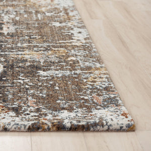 Alora Decor Jade Eco-Friendly Abstract Area Rug – Recycled Polyester, Hand-Washed Plush, Neutral Modern Chic 5'2" x 7'9" 12312373800545279