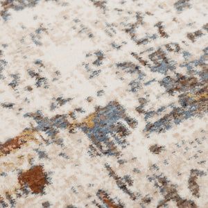 Alora Decor Jade Neutral Runner Rug — 2'6"X8' Eco-Friendly 100% Recycled Polyester, Abstract Hand-Washed Texture 12312373937542608