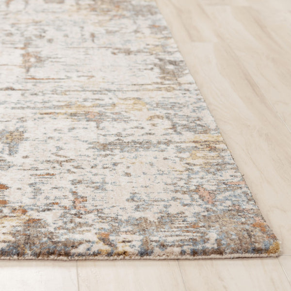 Alora Decor Jade Neutral Runner Rug — 2'6"X8' Eco-Friendly 100% Recycled Polyester, Abstract Hand-Washed Texture 12312373937542608