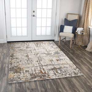 Alora Decor Jade Eco-Friendly Abstract Area Rug — Recycled Polyester, Hand-Washed Softness, Neutral Contemporary Charm 10' x 13' 12312373937540113