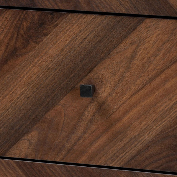 Baxton Studio Baxton Studio Hartman Mid-Century Modern Storage Chest in Walnut Brown for Stylish Bedrooms 5-Drawer LV23COD23231WI-Columbia-5DW-Chest