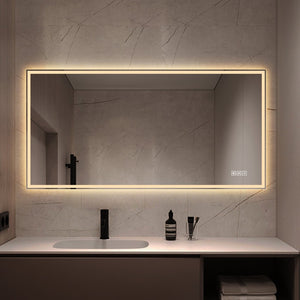 English Elm 48 in Led Vanity Wall Mirror Dimmable Anti-fog Copper-free Glass Spa Bath W2709P433629