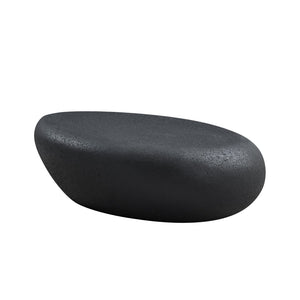 English Elm 43.31''fiberglass Organic Rock Shape Coffee Table Sculptural Matte Finish Living Room Accent W2582P427014