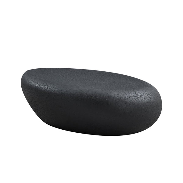 English Elm 43.31''fiberglass Organic Rock Shape Coffee Table Sculptural Matte Finish Living Room Accent W2582P427014