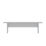 NoMad 67.91 Dining Bench in White 123GMC1 Manhattan Comfort