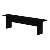 NoMad 67.91 Dining Bench in Black 123GMC2 Manhattan Comfort