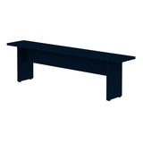 NoMad 67.91 Dining Bench in Tatiana Midnight Blue 123GMC4 Manhattan Comfort