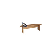 Manhattan Comfort NoMad Rustic - Country Dining Bench Nature 123GMC77