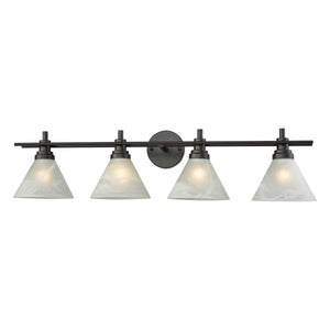 Pemberton 36'' Wide 4-Light Vanity Light - Oil Rubbed Bronze 12404/4 Elk Lighting