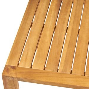 English Elm Christopher Knight Home® - LEAH Acacia 3-Piece Outdoor Chat Set with Water-Resistant Cushions and Slat Paneled Tabletop Brown 40 L x 25.75 W x 18.75 H 60915.00BRNDT