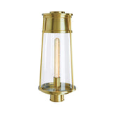 Cone 19.75'' High 1-Light Outdoor Post Light - Satin Brass 1247-SB-CL Norwell