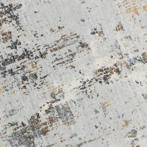 Alora Decor Lake Abstract Painted-Texture Rug In Lake Blue, Gray & Ivory — Plush Recycled Polyester, Stain-Resistant Comfort For Modern Living Spaces 9' x 12' 12412473200090912