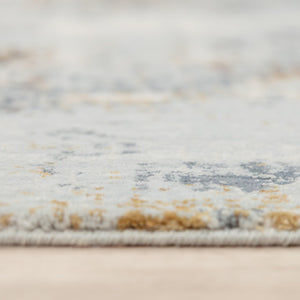 Alora Decor Lake Abstract Painted-Texture Rug In Lake Blue, Gray & Ivory — Plush Recycled Polyester, Stain-Resistant Comfort For Modern Living Spaces 9' x 12' 12412473200090912