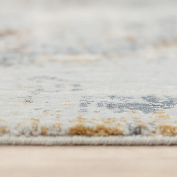 Alora Decor Lake Abstract Painted-Texture Rug In Lake Blue, Gray & Ivory — Plush Recycled Polyester, Stain-Resistant Comfort For Modern Living Spaces 9' x 12' 12412473200090912