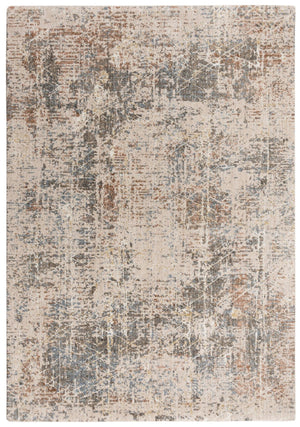 Alora Decor Lake Recycled-Poly Runner 2'6"X8' Modern Abstract Beige-Ivory-Blue Rug — Eco Plush Durable Style 12412473304542608