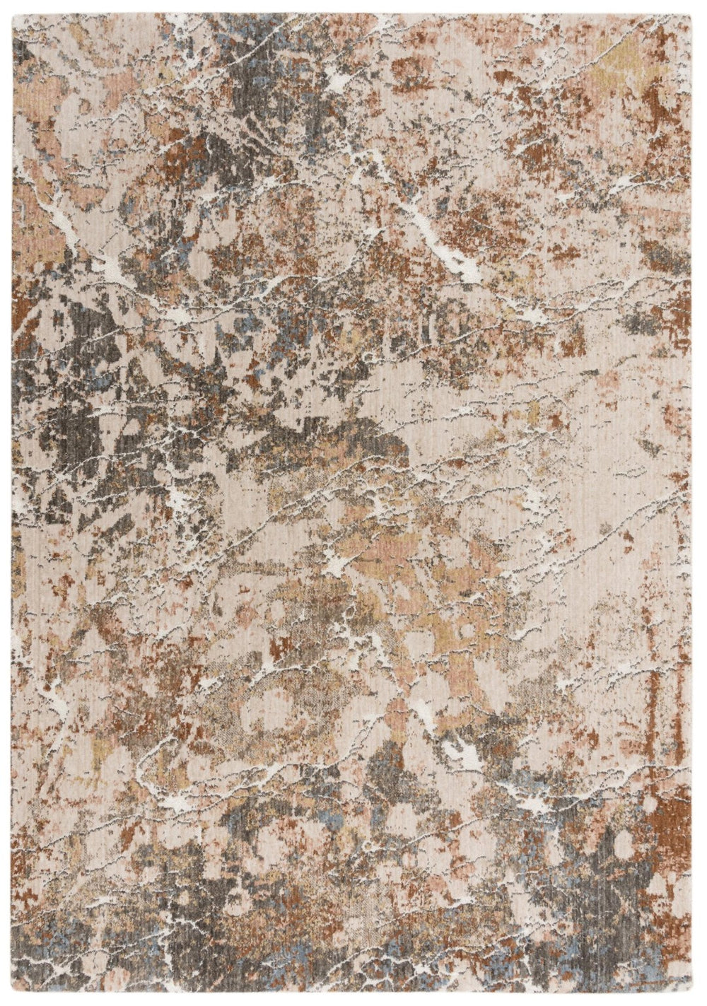 Alora Decor Lake Orange Runner Rug 2'6"X8' Eco-Friendly 100% Recycled Polyester Hand-Washed Soft Vintage Feel 12412473404542608