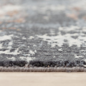 Alora Decor Lake Bold Abstract Area Rug In Blue And Rust Tones, Recycled Polyester, Hand‑Washed Softness And Durable Hybrid Construction For Modern To Traditional Spaces 10' x 13' 12412473500090113