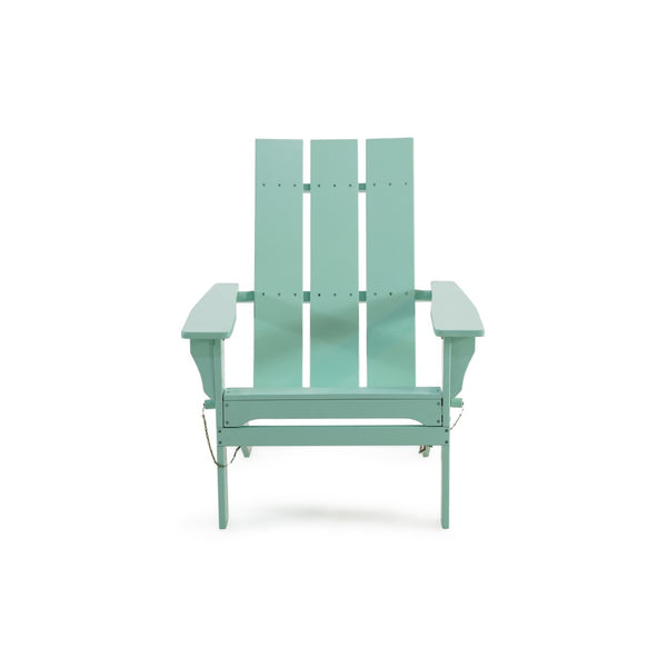 English Elm Zuma Solid Acacia Foldable Adirondack Chair Rustic Outdoor Lounger for Deck or Patio Mint 68319.00MNT