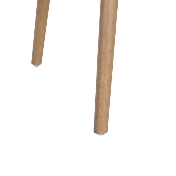 English Elm Christopher Knight Home® - SQUARE Mid-Century Dining Table with Tapered Legs, Solid Wood Frame, Sleek Communal Centerpiece Light Natural N771P355877A