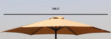 IDEAZ Umbrella with Carry Bag Taupe 1249GCT