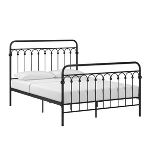 Gabrielle Arched Iron Platform Bed Elegant Metal Frame for Modern Bedroom Style